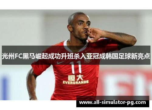 光州FC黑马崛起成功升班杀入亚冠成韩国足球新亮点